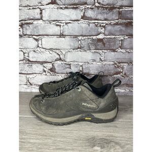 Patagonia Hiking Trail Bly Forge Gray Suede Lace Up Walking Shoes Women 7.5M US